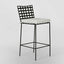 Sheffield Iron Outdoor Bar Chair with cushion