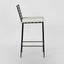 Sheffield Iron Outdoor Bar Chair with cushion