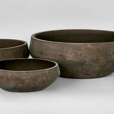 Landis Planter Bowl Set 3 Earth Brown