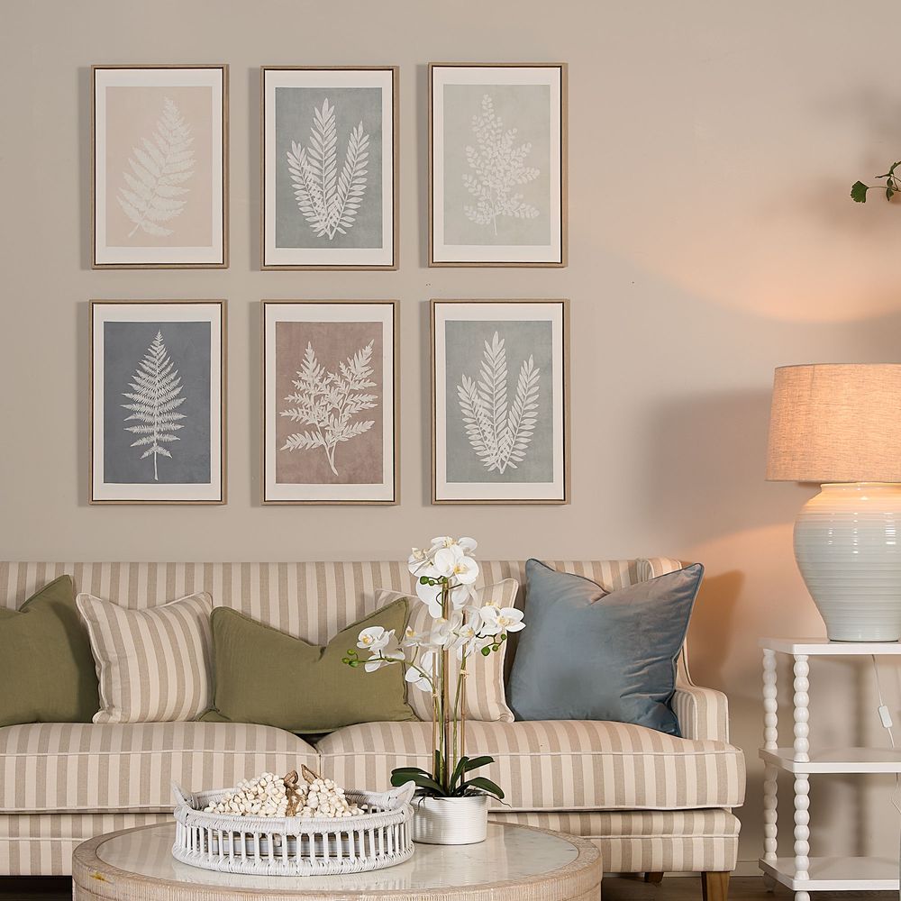 Ferns Wall Art Set 6