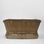 Cayman 2 Seat Rattan Sofa Cream Cushion