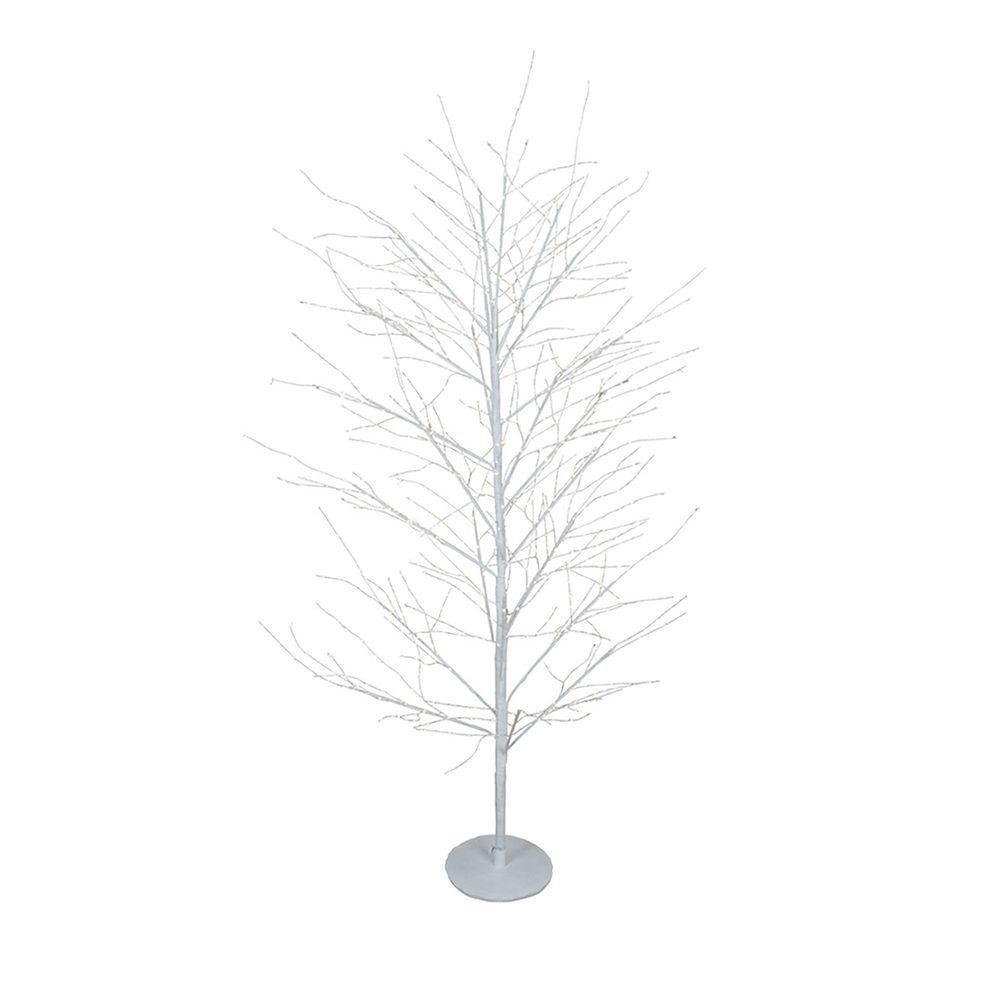 White Forest Light Up Tree with 900 Lights 150cm