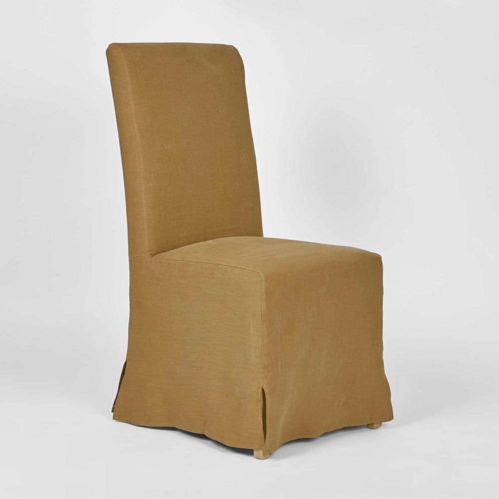 Ville Dining Chair with Nutmeg Slip Cover