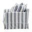 Slip Cover Only - Noosa Hamptons 2.5 Seat Sofa Blue Sky Stripe