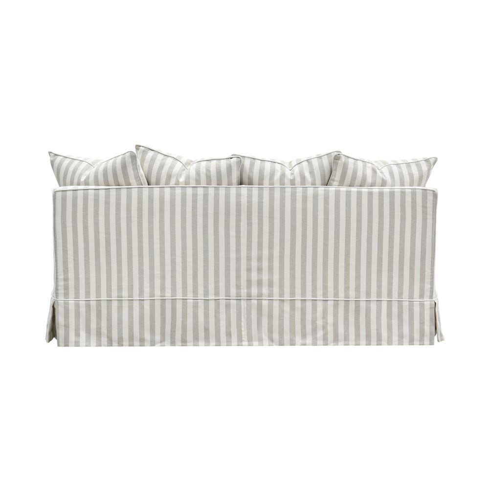 Slip Cover Only - Noosa Hamptons 2.5 Seat Sofa Natural Stripe