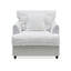 Slip Cover Only - Byron Hamptons Armchair Natural W/White Piping