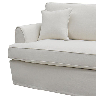 Slip Cover Only - Clovelly Hamptons 4 Seat Sofa Ivory