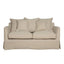 Slip Cover Only - Noosa Hamptons 2 Seat Sofa Bed Beige