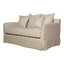 Slip Cover Only - Noosa Hamptons 2 Seat Sofa Bed Beige