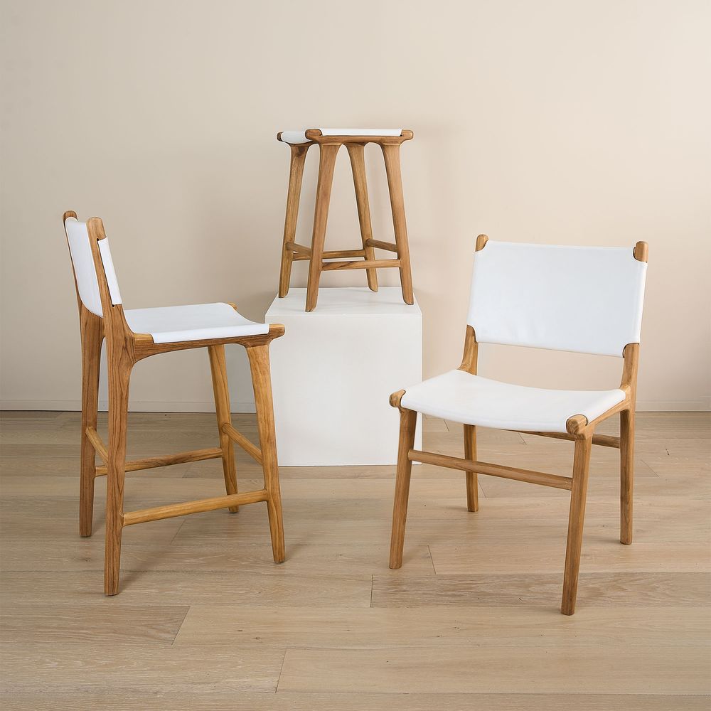 Marvin Barstool High Back White