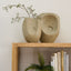 Scallop Vase Large Olive