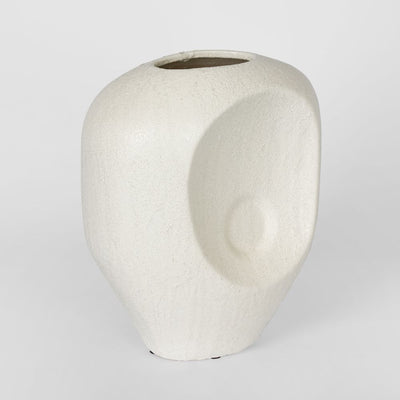 Scallop Vase Large White