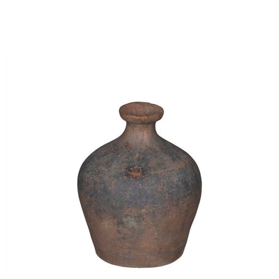 Shanxi 120 Year Terracotta Pot With Cap Small