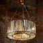 Whitney Glass Hanging Lamp - House of Isabella AU