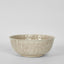 Enamel Bowl Embossed Taupe