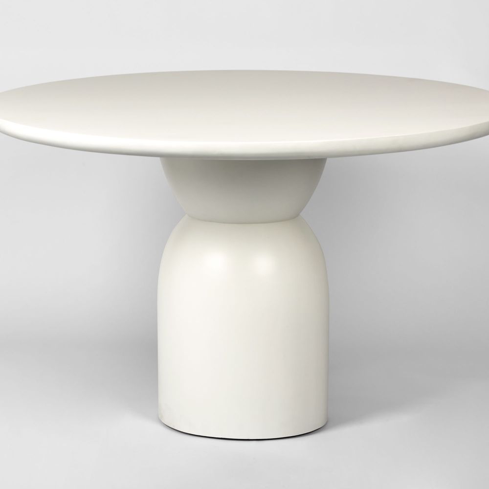 Olive Dining Table Top Round White