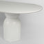 Olive Dining Table Top Round White