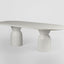 Olive Dining Table Top Round White