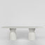 Olive Dining Table Top Oval White