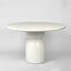 Olive Dining Table Top Round White