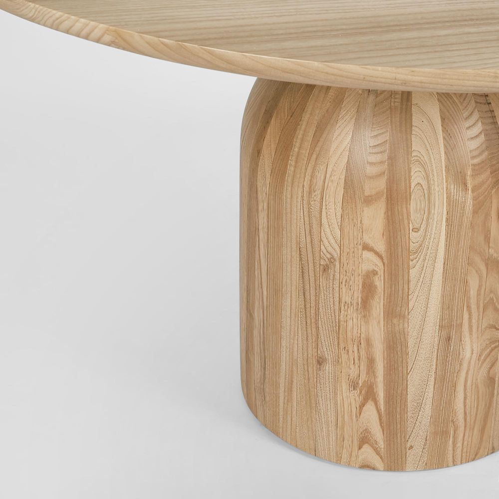 Olive Dining Table Round 120 Natural