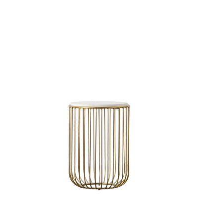 Riley Side Table Gold