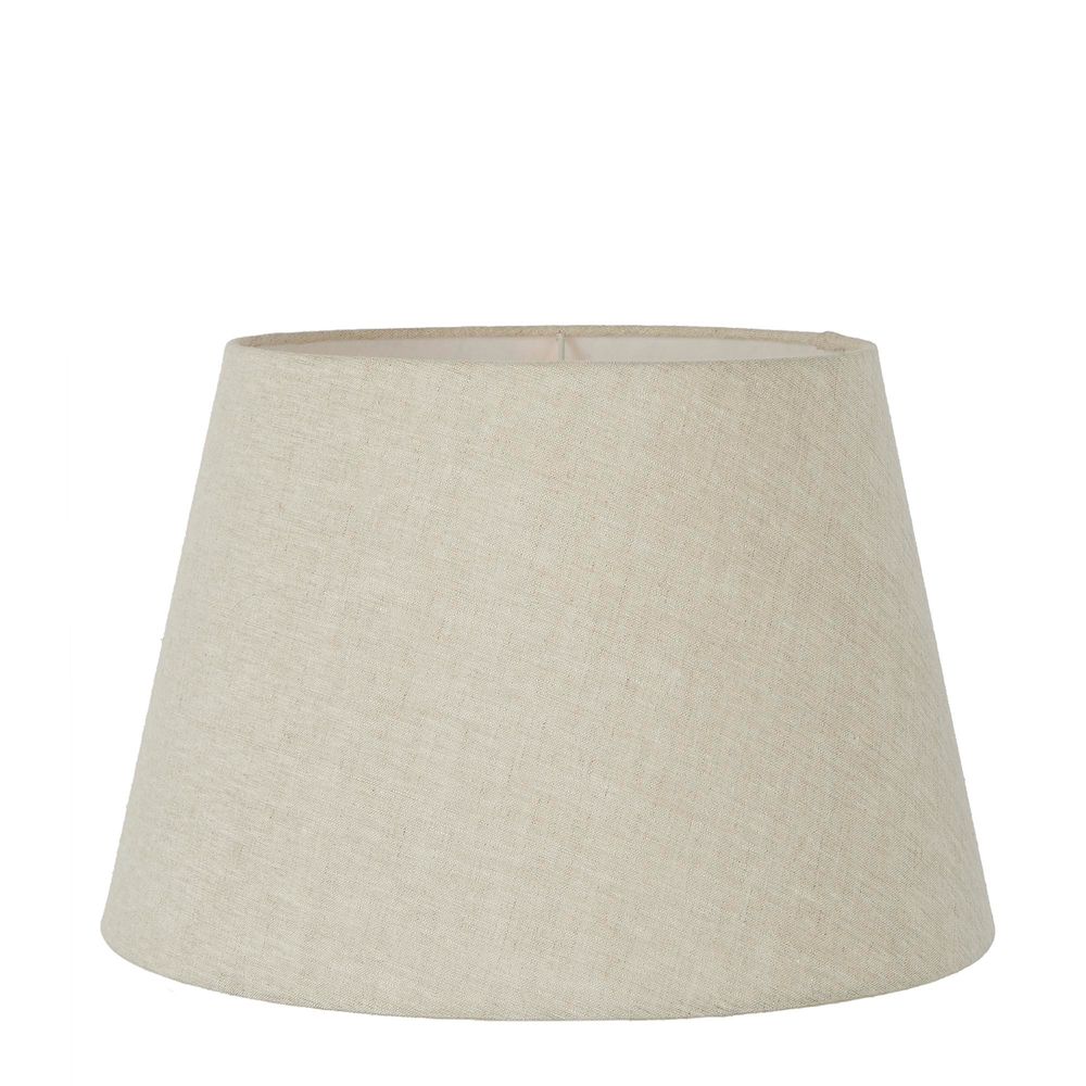 Linen Taper Lamp Shade Large Light Natural