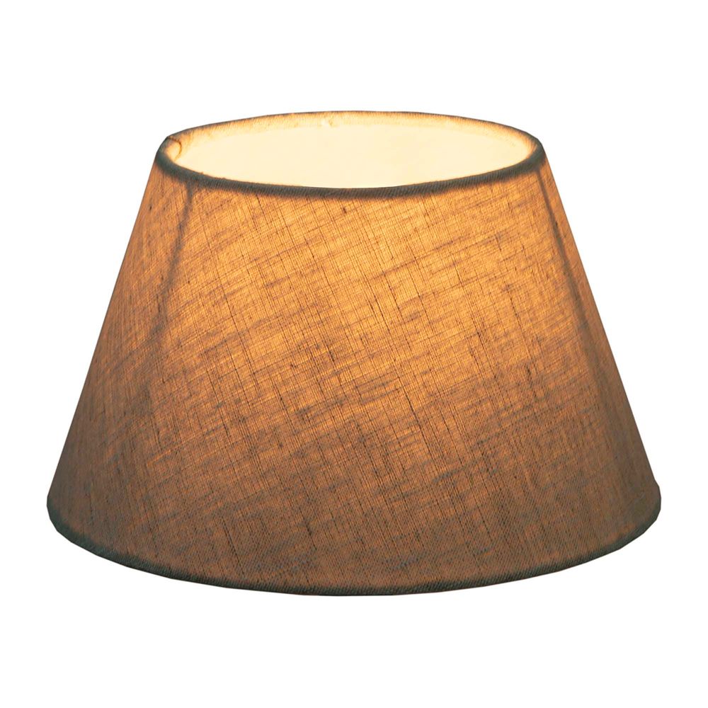 Linen Taper Lamp Shade Large Light Natural