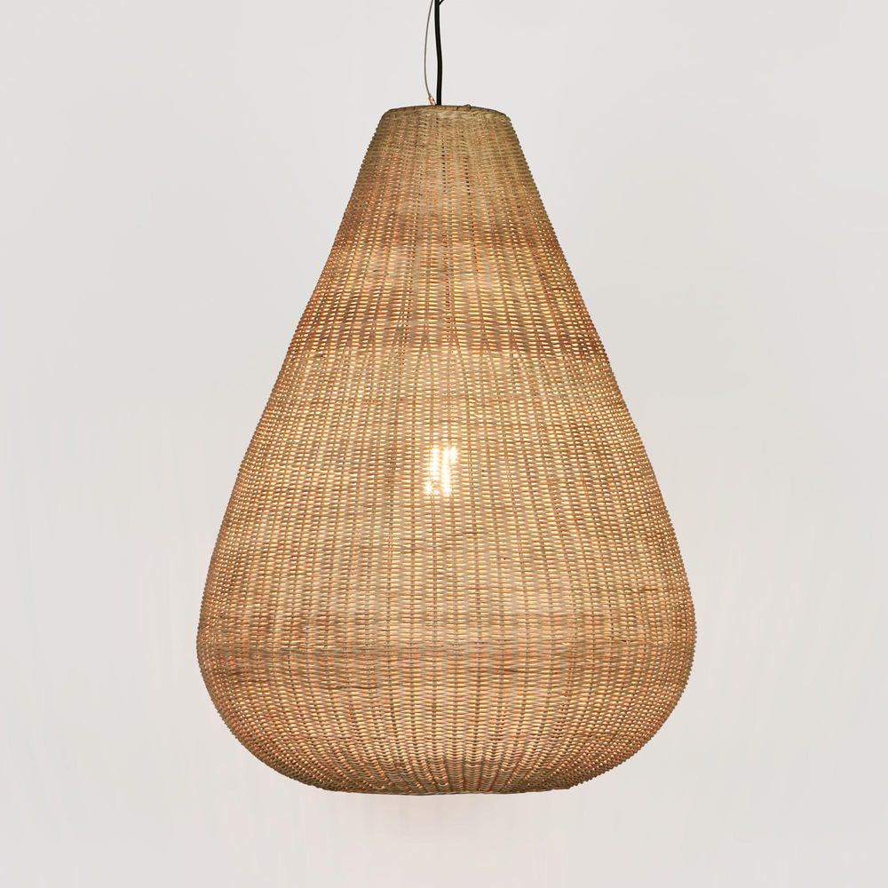 Coco Rattan Pendant