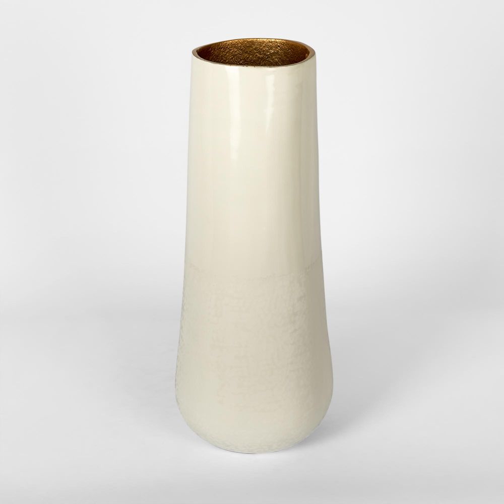 Elsa Tall Vase White Gloss