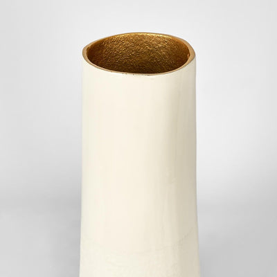 Elsa Tall Vase White Gloss