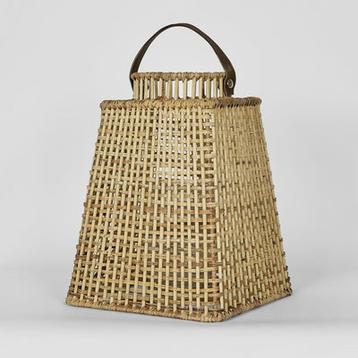 Eden Rattan Lantern Square Large Natural