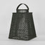 Eden Rattan Lantern Square Large Black