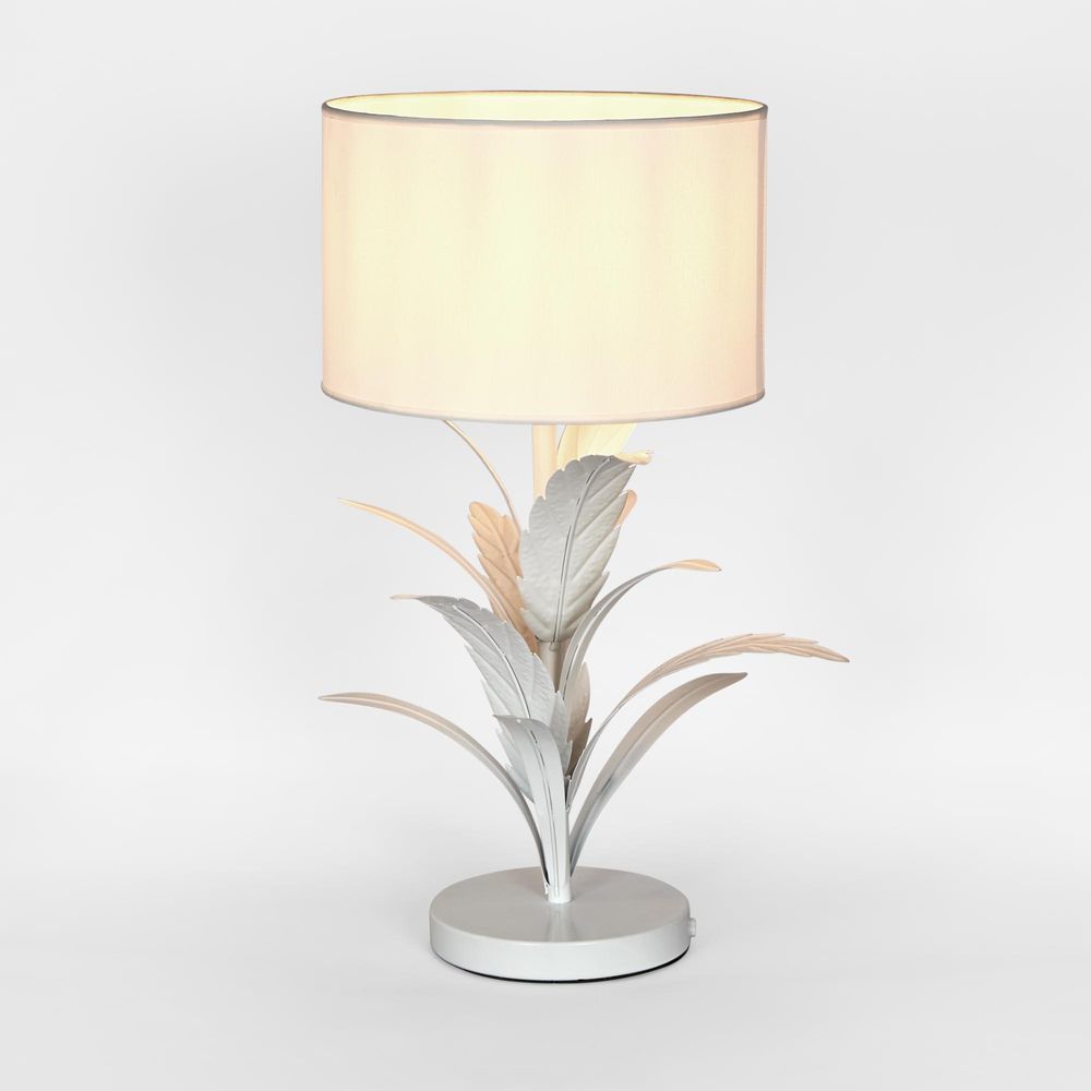 Palm Table Lamp White