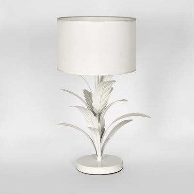 Palm Table Lamp White