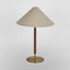 Huntley Leather & Brass Table Lamp & Shade