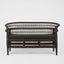 Livingstone Loveseat Black/Black cushion - Outdoor Under-Cover