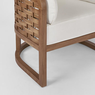 Weave Teak Armchair -Outdoor