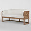 Weave Teak Sofa -Outdoor