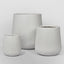 Quincy Planter Set of 3 White