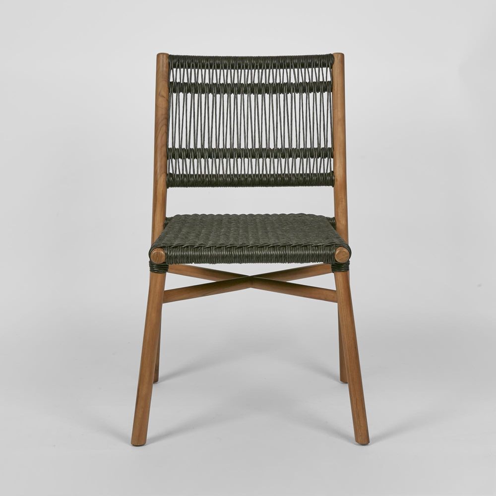 Wategos Teak Dining Chair Charcoal -Outdoor