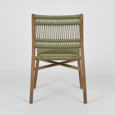 Wategos Teak Dining Chair Olive Green -Outdoor