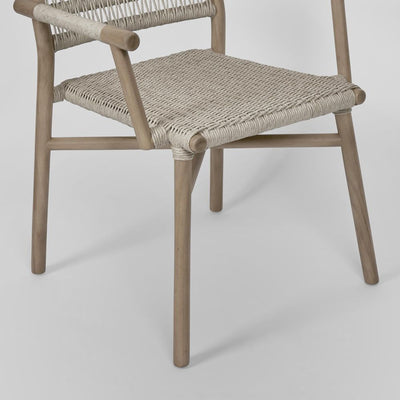 Wategos Teak Dining Armchair Natural -Outdoor