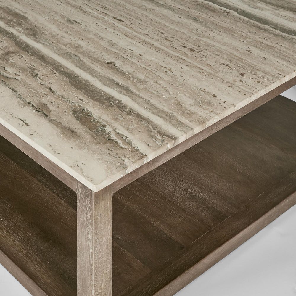 Denver Travertine Coffee Table