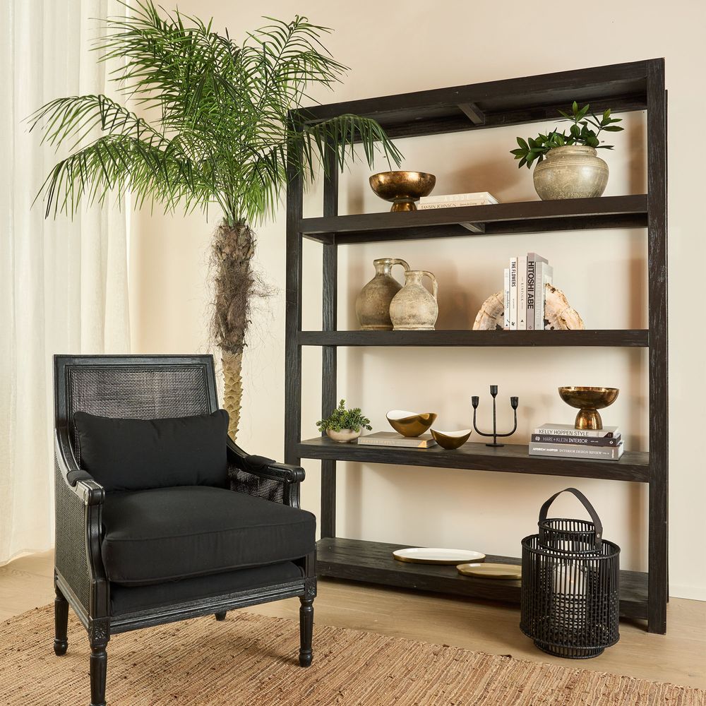 Hicks Black Armchair