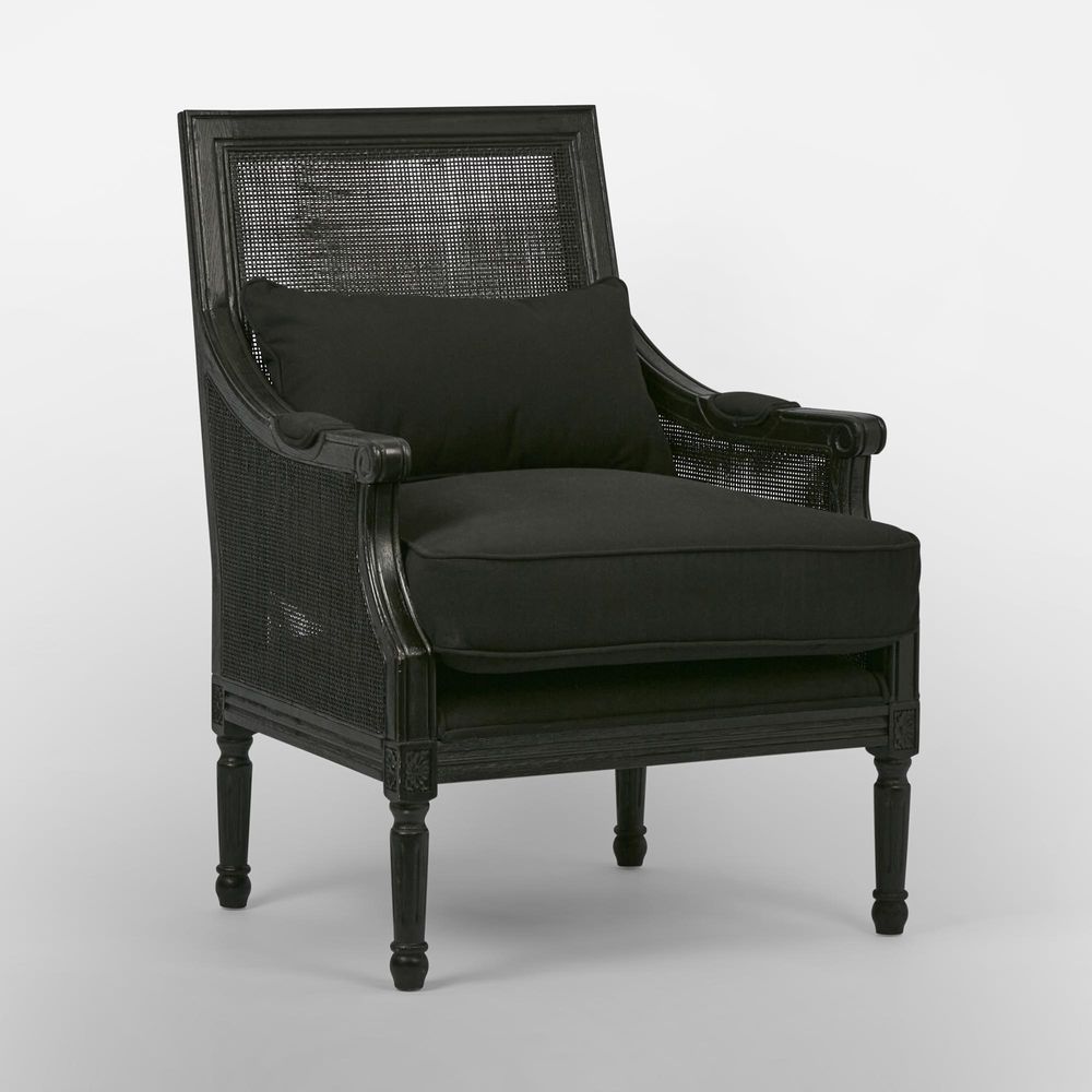 Hicks Black Armchair