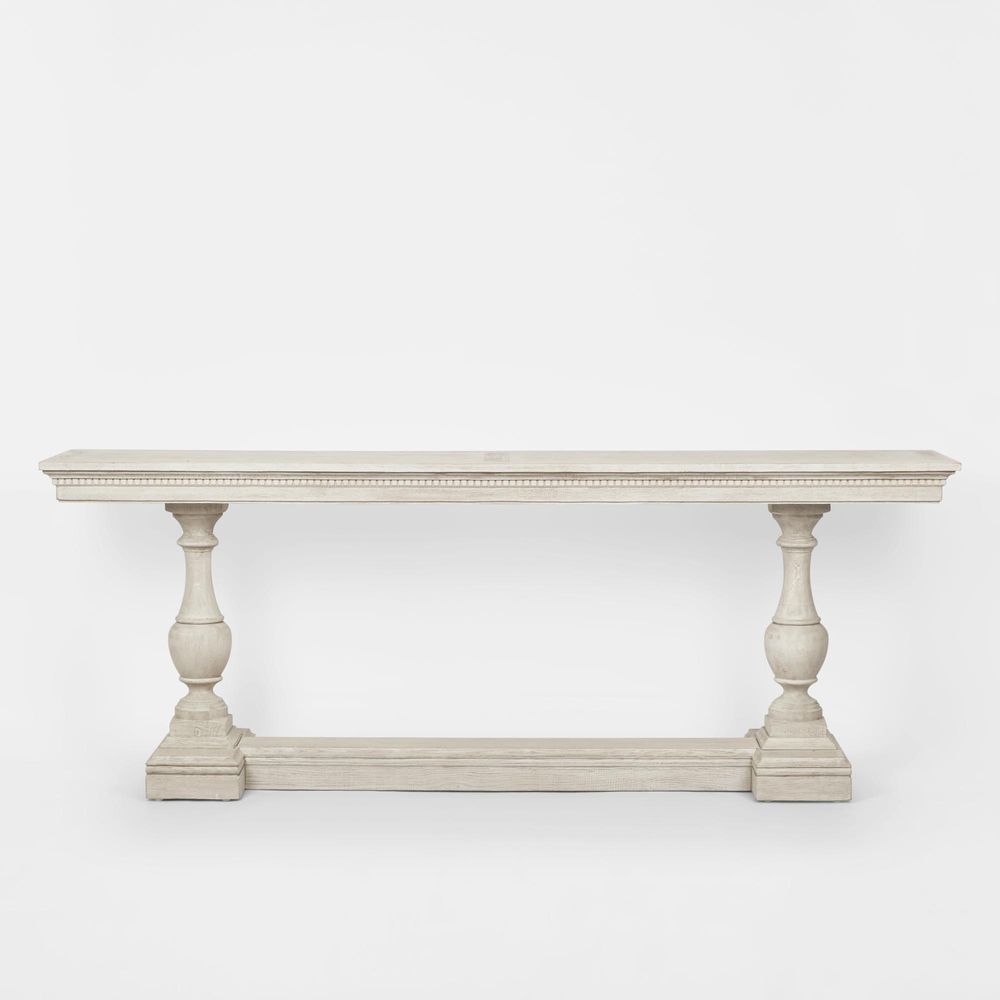 Ville Oak Console White