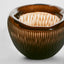 Fossil Low Vase Brown