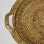 Paume Rattan Round Serving Tray with Handles Natural