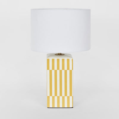 Parlour Yellow Table Lamp & Shade